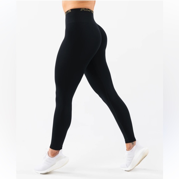 Alphalete Amplify SE Gravity Leggings Small Black Special Edition Graphic - Picture 2 of 10